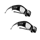 2X Hi-Shock DLP Pro 7G Black Diamond | DLP Link 3D Brille für alle DLP 3D...