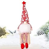 Abbto Weihnachtswichtel ohne Gesicht | Frohe Weihnachten beleuchteter...