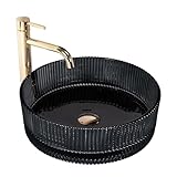 Rea Aufsatzwaschbecken Ingrid Schwarz Waschtisch Handwaschbecken Bad...