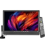 KCR 14 Zoll LED HD TV, kleiner Fernseher mit HDMI-Eingang, eingebauter...