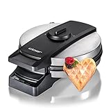 Cloer 1898XL Waffeleisen Professional, zuckerresistente Doppelbeschichtung,...