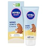 NIVEA Baby Wundschutzcreme, Babycreme lindert Rötungen im Windelbereich,...