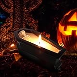 Halloween Skelett Kerzen Dekoration Halloween 3D Skelett Duftkerze, Sarg...