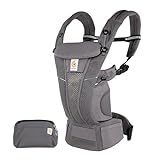 Ergobaby Omni Breeze Babytrage für Neugeborene ab Geburt bis 20kg, 4...