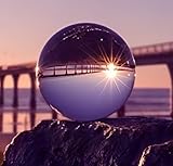 SHOCHX 80mm Glaskugel Fotografie Kugel, K9 Klare Kristallkugel Lensball...