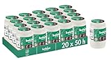 Bolsius Grablicht - Weiß - 20 Stk. - Länge Brenndauer 2 Tage -...
