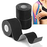 Grunda Kinesiotapes - 3 Kinesiologie Tape Rollen (5cm x 5m) Kinesiotape -...