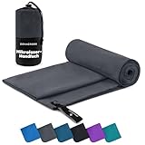 ZENACROSS Mikrofaser Handtuch mit Transportbeutel - Schnelltrocknendes und...