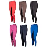 PFIFF Kinder Vollbesatzreithose Thea Reithose, schwarz, 164