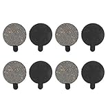 Nikou Bremsbeläge, 4 Paar Rotes Kupfer Halbmetall Bremsscheiben...