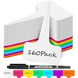 Gucass 160 Stück Pflanzenschilder aus Premium Kunststoff - 100 X Weiß +...