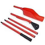 Gravidus Dachrinnen Reinigungsset 5-teilig für Carport & Terrasse oder...