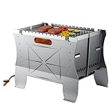 Youyijia Mobiler Gasgrill – Tragbarer Edelstahlgrill mit Stecksystem –...