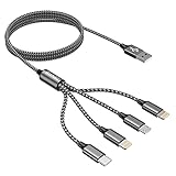 Multi USB Kabel,4 in 1 Universal Ladekabel [1.2M] Schnell Mehrfach mit...