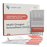 5x Drogentest Schnelltest 7-in-1 Multi-Test | Urin Drogentests auf THC...