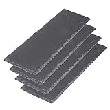 Westmark 4 Schieferplatten, Servier-Set, 30 x 10 cm, fett- &...