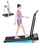 HomeFitnessCode Laufband Klappbar mit Neigung - Walking Pad mit Steigunng...