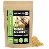 Alpi Nature Ingwerpulver BIO 100g, bio Ingwer gemahlen, Ingwerwurzel Pulver
