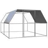 Cozynest Outdoor-Hühnerkäfig 3x4x2 m Verzinkter Stahl