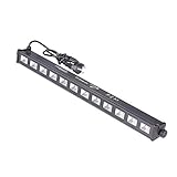 ETEC Professional LED UV BAR 12 Schwarzlicht Leiste 12x3W Deko Effekt Party...