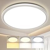 Swoieltr Deckenlampe LED Ultradünne Deckenleuchte mit Fernbedienung...