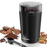 Aigostar Kaffeemühle Elektrisch, BPA Frei 200W Kaffeebohnenmühle...