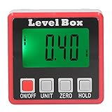 MasYosh 360 Grad Mini Digital Level Winkelmesser, Hoher Genauigkeitswinkel...