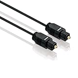 PerfectHD Toslink Kabel | 2,2 mm | Optisches Digital-Audiokabel | 2X...