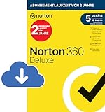 NORTON 360 Deluxe 2024 │ 5 Gerät │ 1 Benutzer │ 2 Jahre │...
