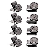 Neikafan Knopf Clips für Hosenträger 8 Stück Riemenknöpfe Kein...