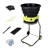 LwiftGal Elektrischer Laubmulcher und -häcksler für effizientes...