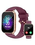 RUIMEN Smartwatch mit Telefonfunktion,Smartwatch für Damen Herren HD-Touch...