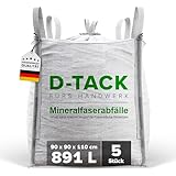 Big Bag Mineralwolle | 90 x 90 x 110 cm | Mineralwollsack | KMF |...