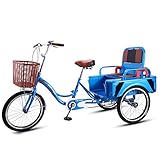 Dreirad-Fahrrad Dreirad für Erwachsene, Lastenkorb, Dreirad aus...