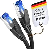 KabelDirekt – Cat 7 Netzwerkkabel, bruchfest – 10m – 10 Gigabit LAN...