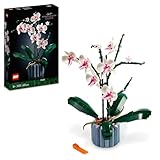 LEGO Botanicals Orchidee - Künstliche Pflanzen Set mit weißen und rosa...