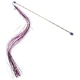 Beaupretty Tragbarer Interaktiver Katzenangelstab mit Quaste...