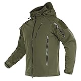 TACVASEN Herren Übergangsjacke Softshell Jacke Outdoor Winddicht...