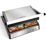 Aigostar Hett pro - Kontaktgrill für Sandwiches, Steak und als Panini...