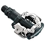 Shimano PDM520 Fahrrad-Klickpedale, Schwarz, SPD-System, mit Platten, für...
