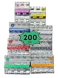 AF® - 200 Münzhülsen mannigfach | 25 Münzrollen für 2 euro, 1 euro,...