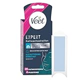 Veet Expert Kaltwachsstreifen Gesicht - Wachsstreifen zur Haarentfernung...