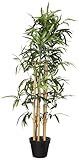 Amazon Basics künstliche Bambus pflanze mit Kunststoff-Blumentopf, 100 cm,...