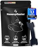 Ellicit® Nasenpflaster Schwarz, 30er Pack Premium Nasenstrips, gegen...