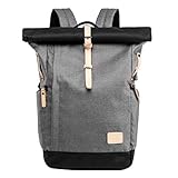 Neuleben Kurierrucksack 15,6 Zoll Laptop Rucksack Rolltop Wasserfest...
