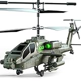 VATOS Ferngesteuerte Helikopter,2.4G RC Hubschrauber mit 2 Akkus &...