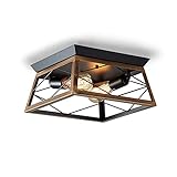 ENCOFT Deckenleuchte Vintage Industrial Bronze Retro Deckenlampe Metall...