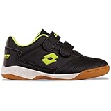 Lotto Unisex Kinder Sneaker, Black Fr Yellow, 38 EU