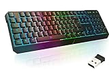 KLIM Chroma Wireless Gaming Tastatur Kabellos QWERTZ DEUTSCH - NEU 2024 -...