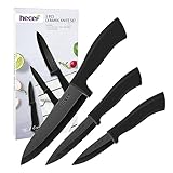 hecef Keramikmesser set 3-teilig, Scharf Küchenmesser Set Nie Eingerostet,...